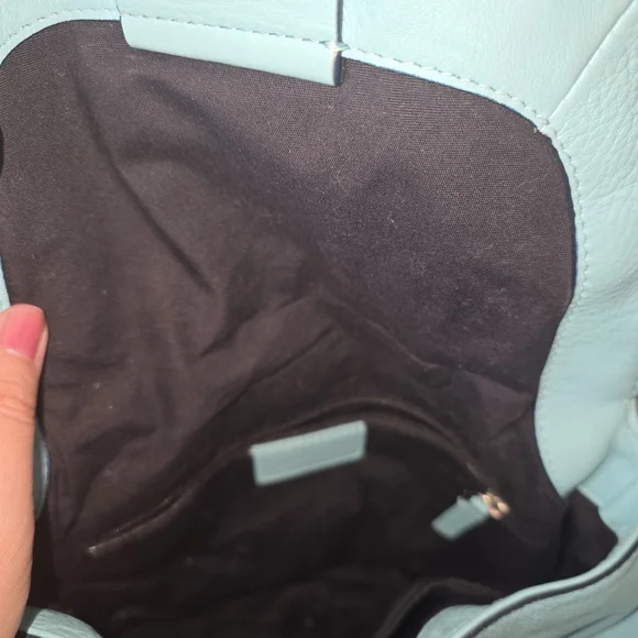 Authentic Marc BY Marc Jacobs Blue Pebble Leather Crossbody Bag - Picture 5 of 7